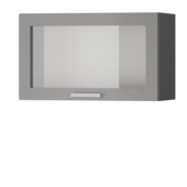 Шкаф навесной горизонтальный со стеклом ХС Бомбей Шкаф навесной горизонтальный со стеклом ХС Бомбей