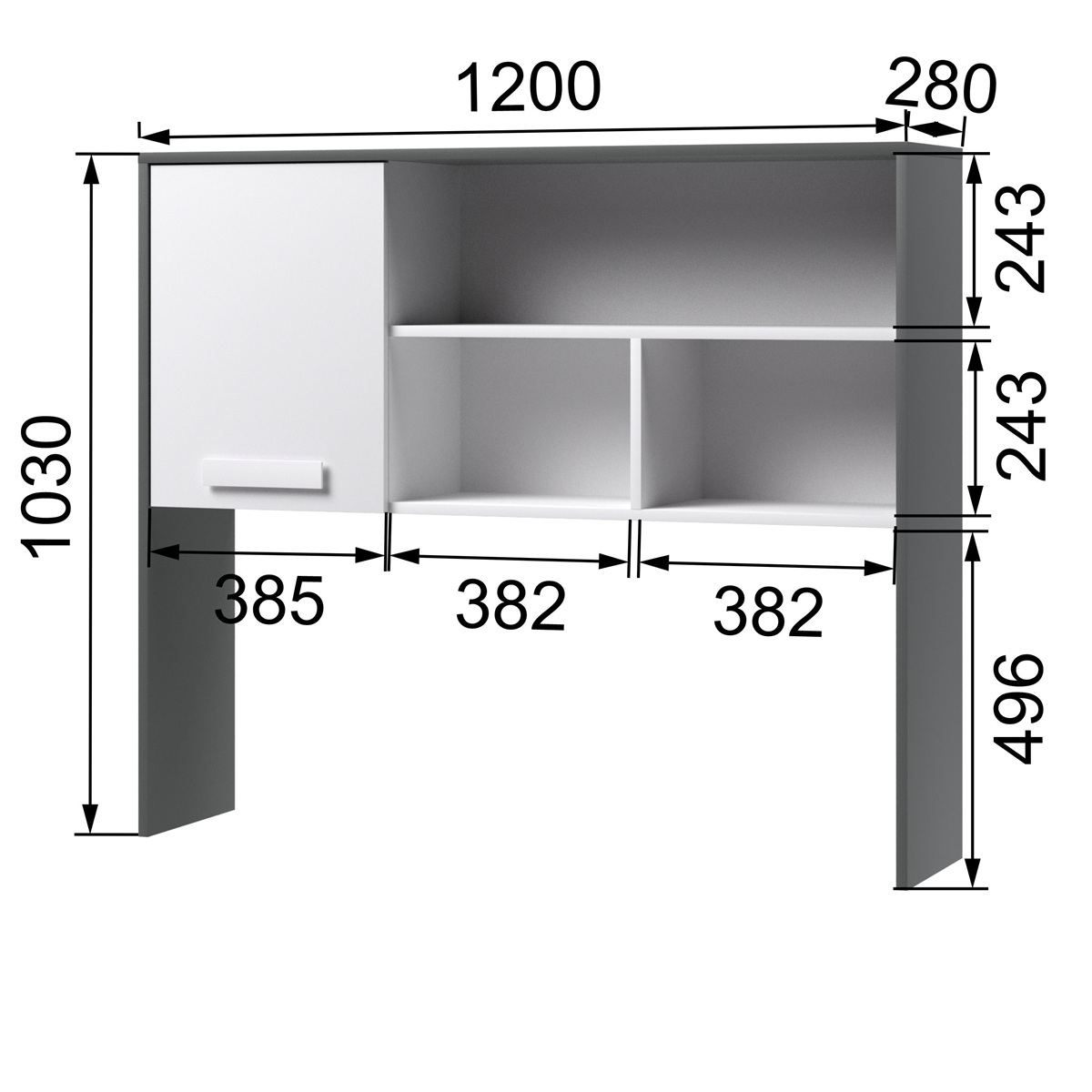 фото надстройка для стола кн-1 кэнди