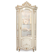 Шкаф с витриной угловой Элиза 