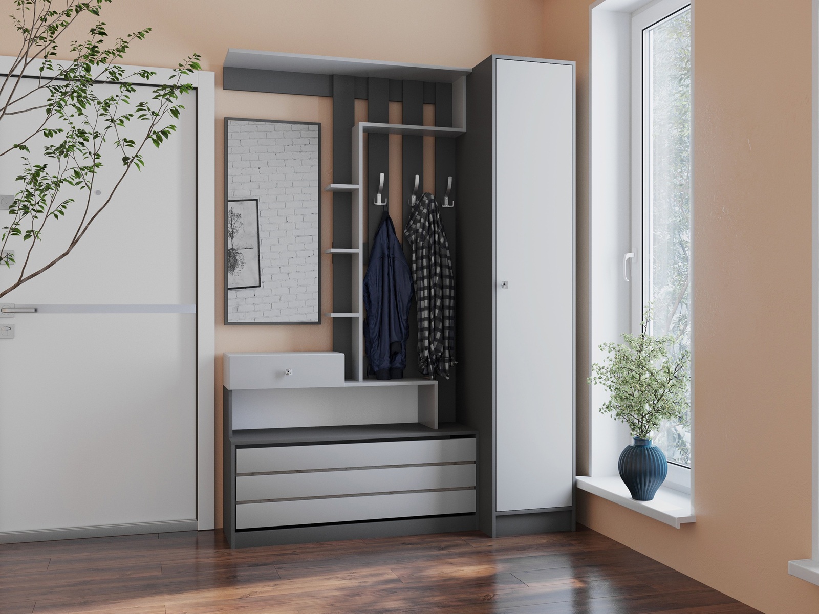 Шкаф ЯПШ-1 Ямайка