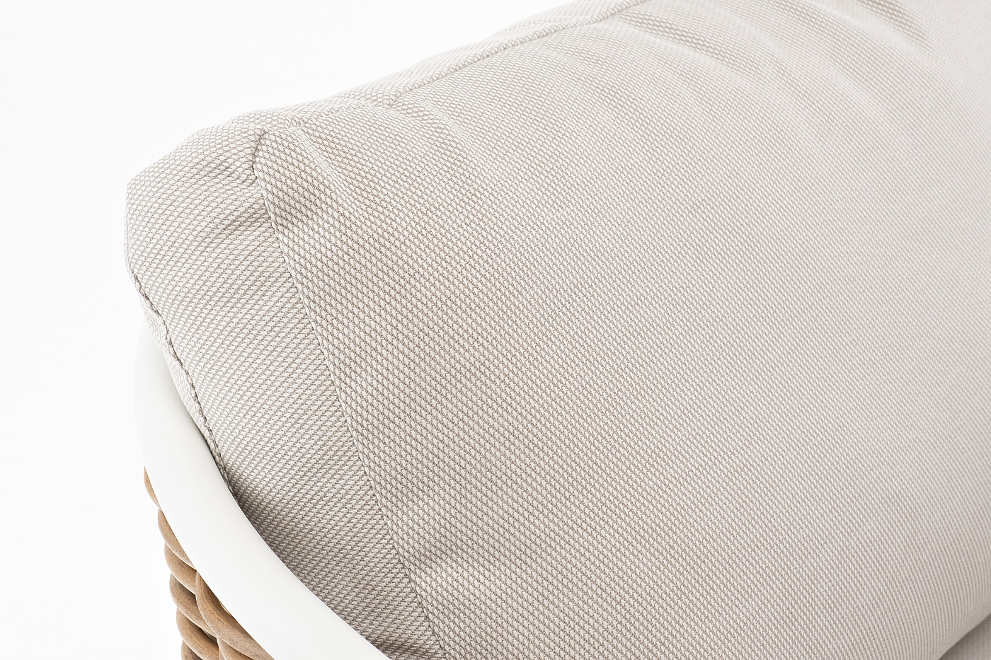 фото "тоскана" лаунж-зона из искусственного ротанга, цвет соломенный (к)