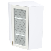 Шкаф угловой высокий со стекл. ШВУС 599 Ницца Шкаф угловой высокий со стекл. ШВУС 599 Ницца