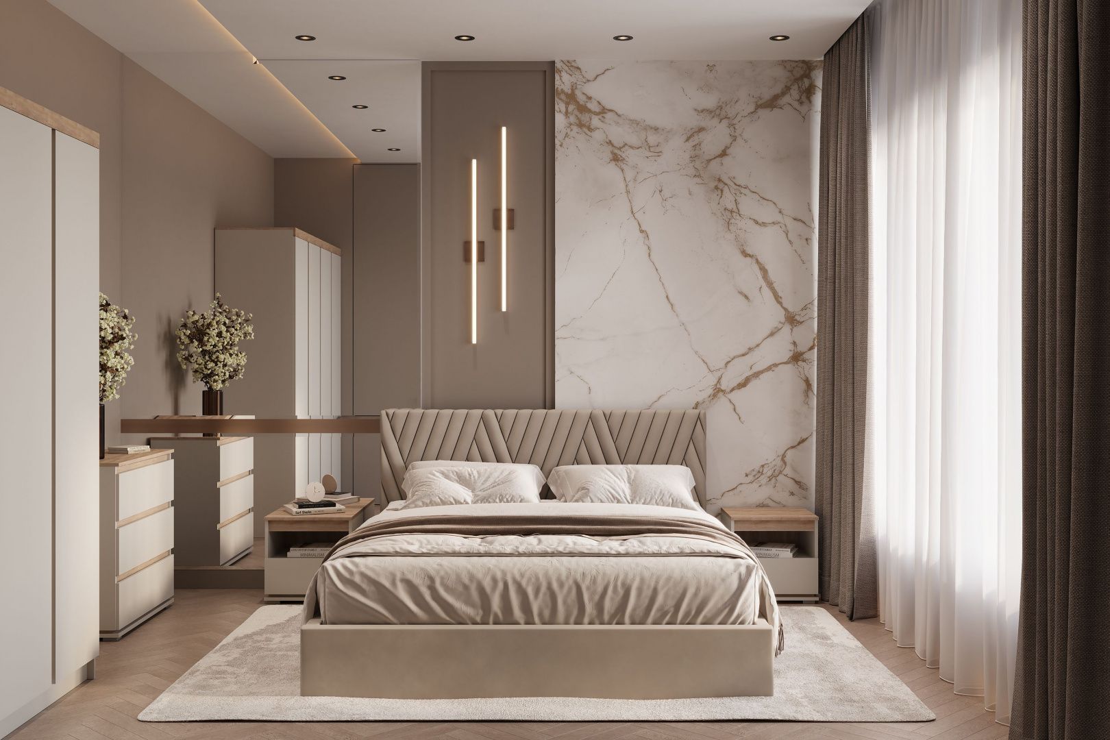 Кровать двуспальная Нельсон (Дельта) 