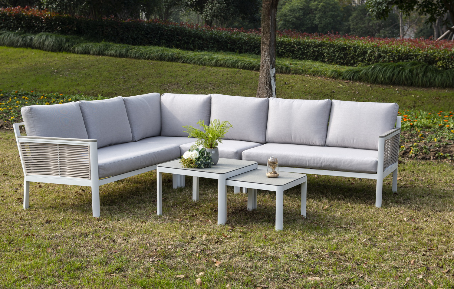 фото "париж" угловой модульный диван, каркас из алюминия