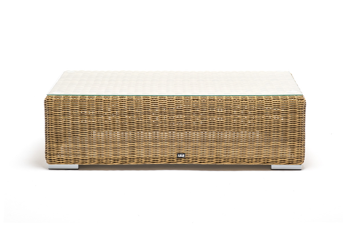 фото "боно" журнальный столик из искусственного ротанга, цвет соломенный