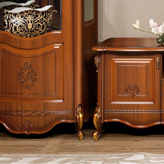 Шкаф-витрина 1-дверная Аллегро-3