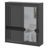 Шкаф-купе №25 (2,0 м) Блэк ЛАЙТ SV-Мебель