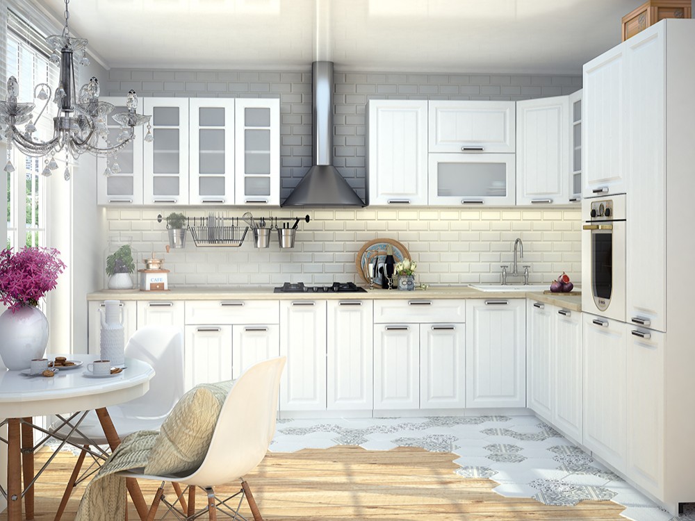 фото кухня угловая прага в2