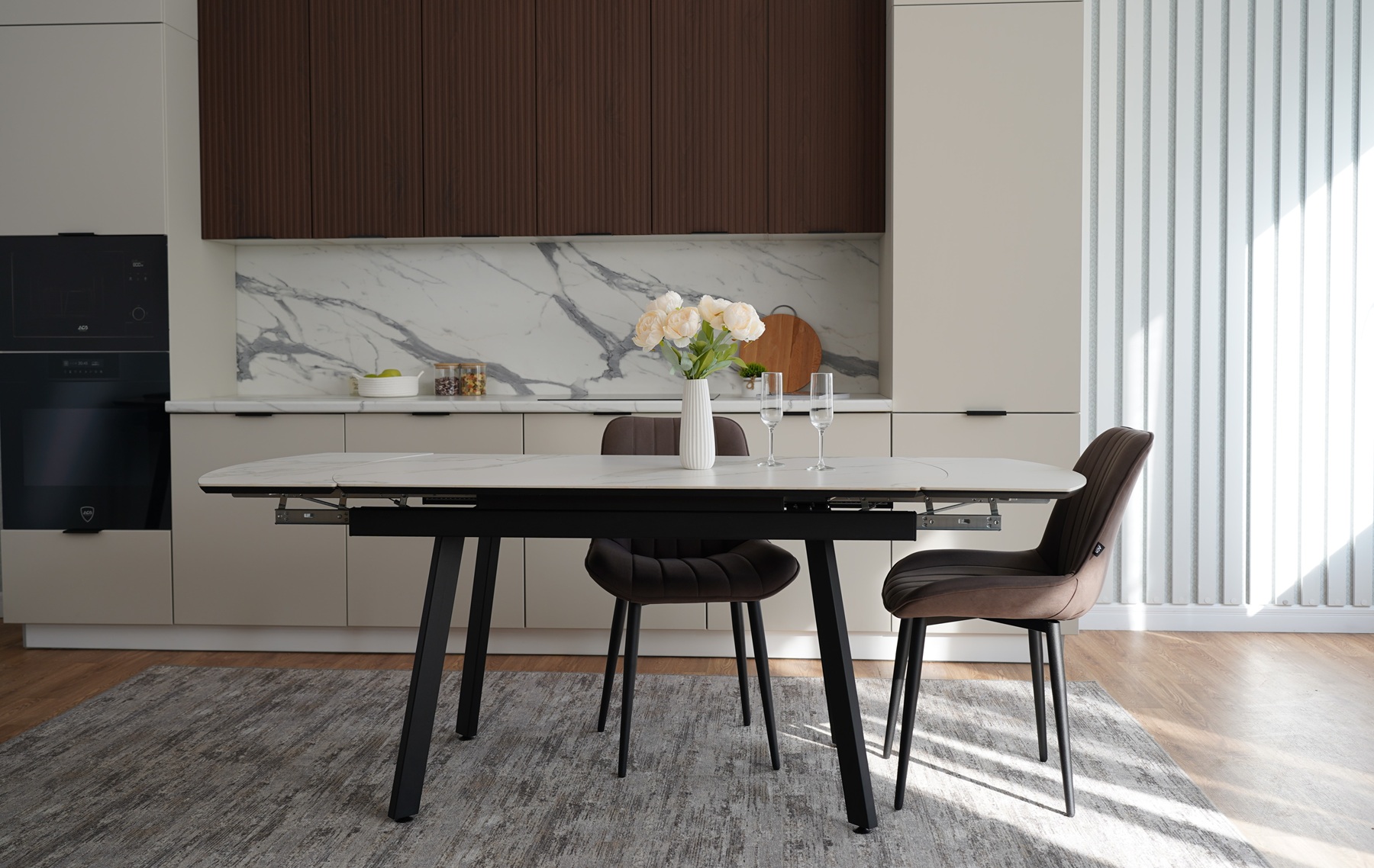 фото стол обеденный раздвижной князь