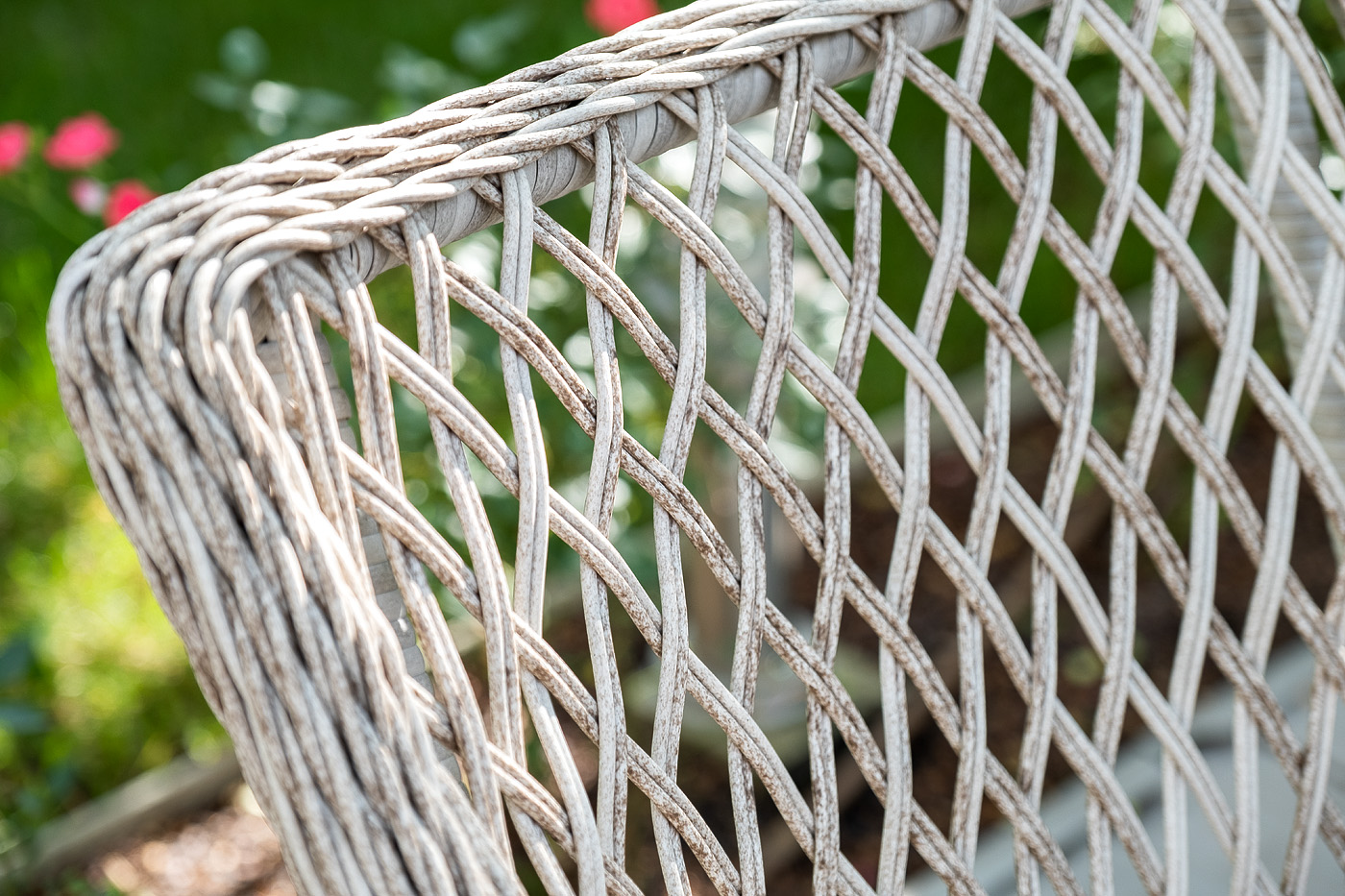 фото "латте" обеденная группа плетеная, цвет бежевый