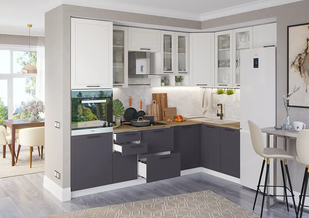 фото шкаф нижний угловой шнуп 1000 кёлн