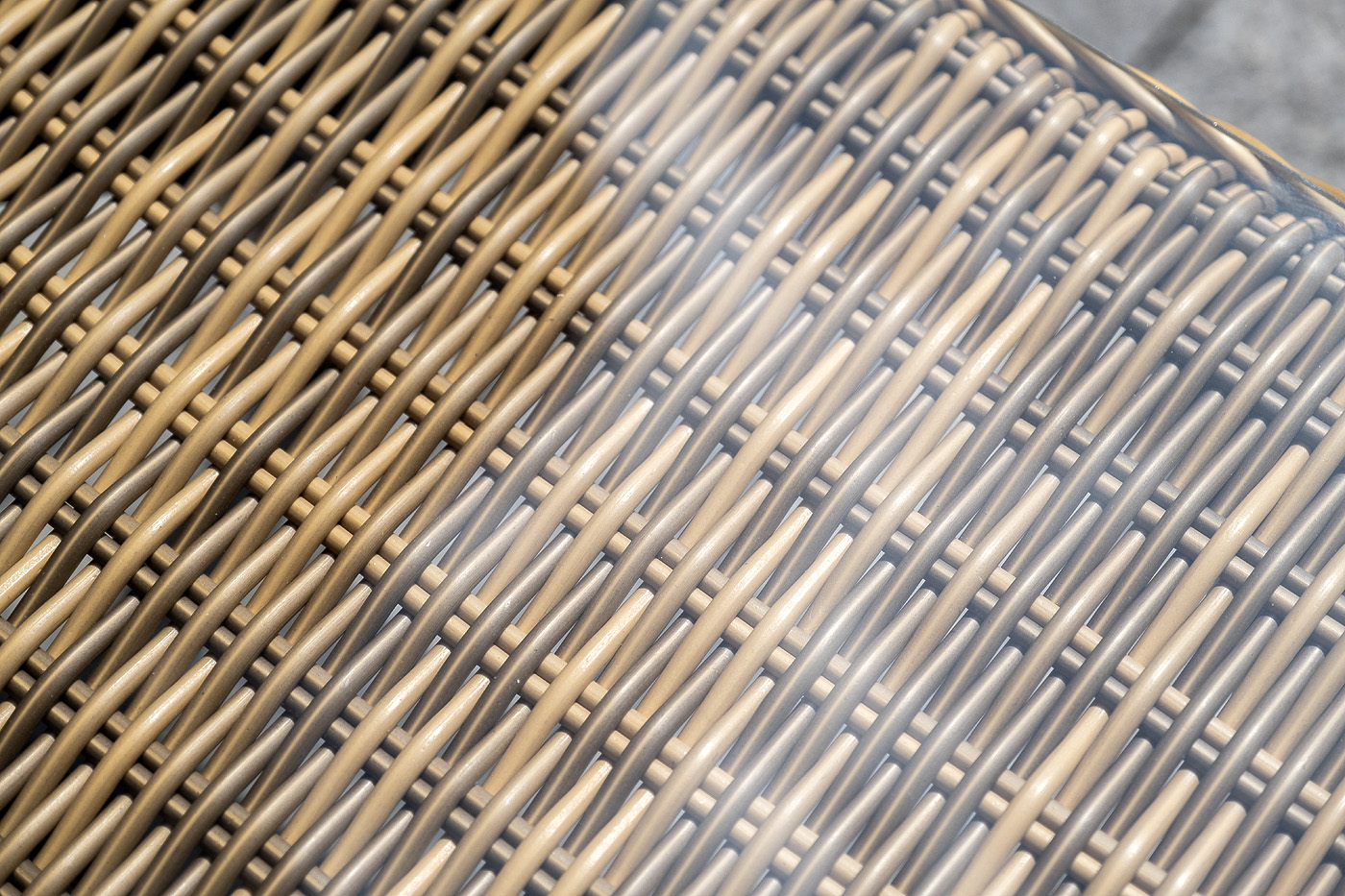 фото "прованс" лаунж-зона плетеная из искусственного ротанга, цвет соломенный