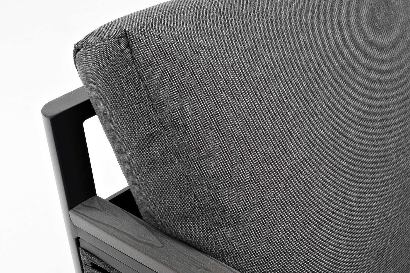 фото "париж" угловой модульный диван, каркас из алюминия, цвет серый