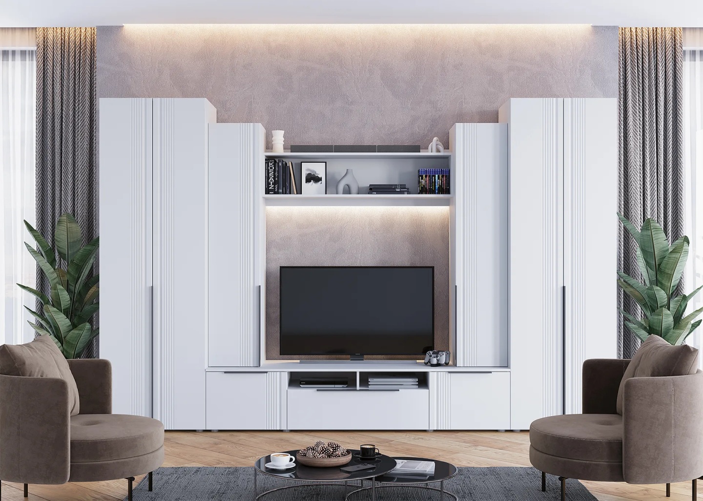 Шкаф 2-ств. для одежды Вита 