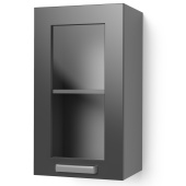 Шкаф верхний 1 дв. со стеклом ВС Луксор