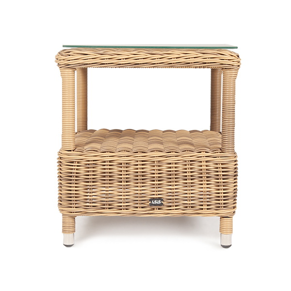 фото "форио" столик кофейный из искусственного ротанга, цвет соломенный