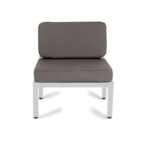 фото "глория" модуль диванный центральный, каркас из алюминия