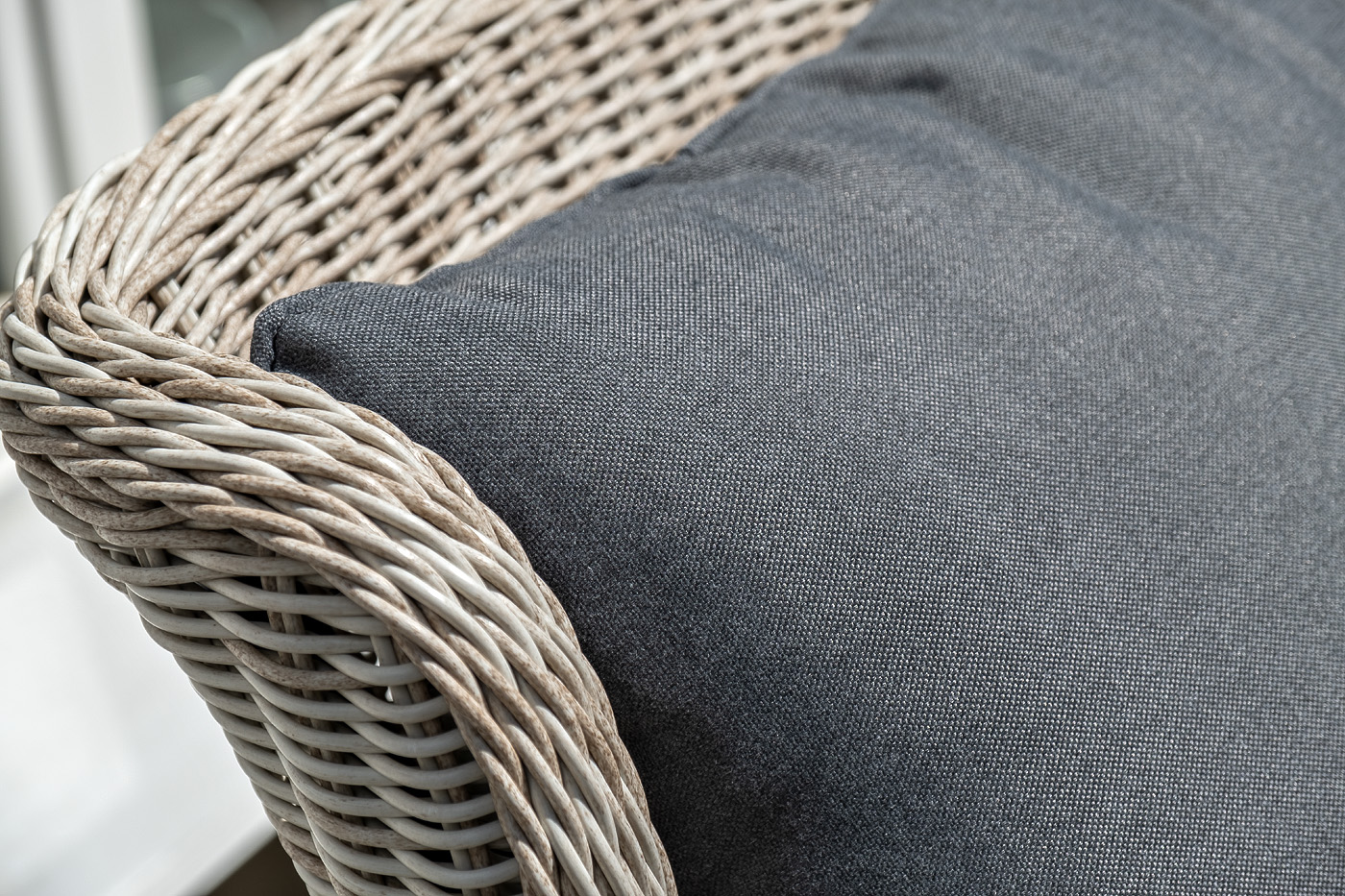 фото "неаполь" обеденная группа плетеная из искусственного ротанга, цвет соломенный