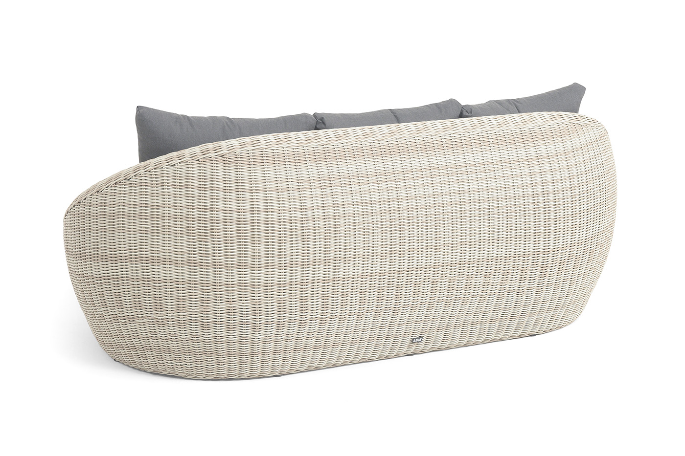 фото "барселона" диван из искусственного ротанга трехместный, цвет бежевый