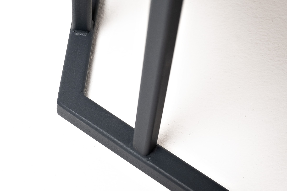 фото "женева" интерьерный стол из hpl шестиугольный, d50, h35, цвет "серый гранит"