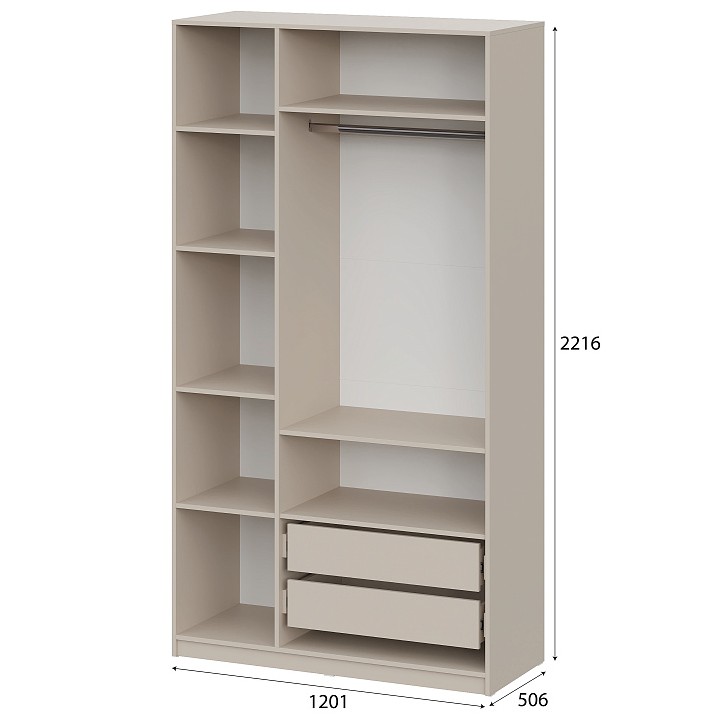 Шкаф 3-х ств. 1200 ШК 5  Шкаф 3-х ств. 1200 ШК 5