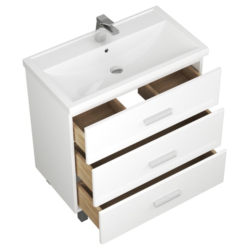 Тумба под умывальник с раковиной Гарда 80 