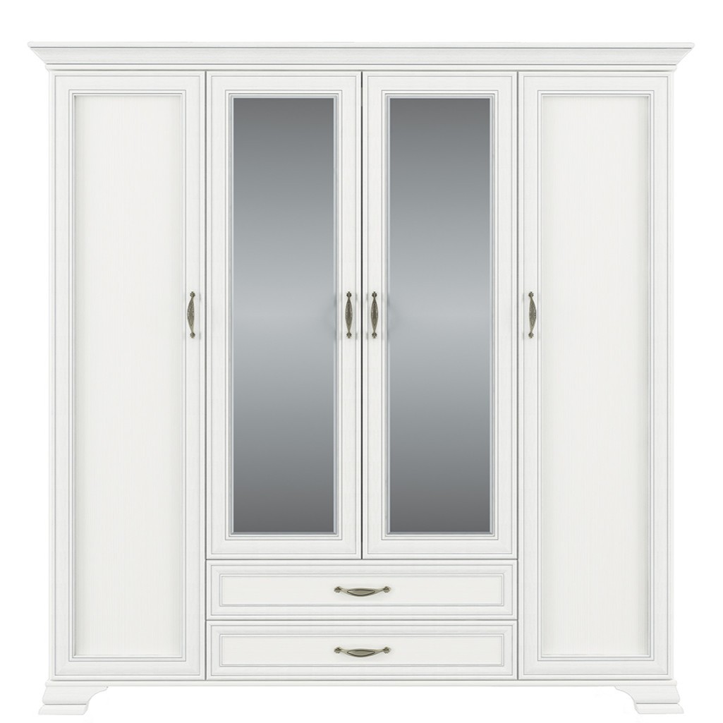 фото шкаф 4-х дв. c зеркалом 4d2s z tiffany