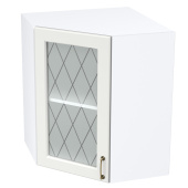 Шкаф угловой со стеклом ШВУС 590 Ницца Шкаф угловой со стеклом ШВУС 590 Ницца