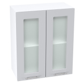 Шкаф верхний 2-х дв. со стеклом ШВС Валерия-М