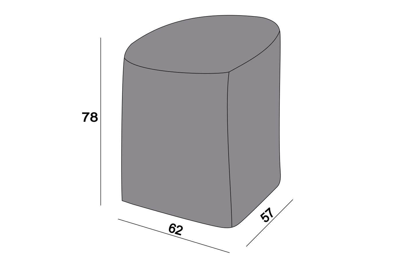фото защитный чехол на стул марсель/бордо/лион, цвет серый