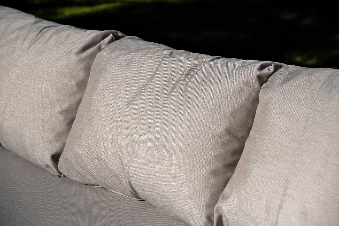 фото "верона" лаунж-зона 5-местная плетеная из роупа (веревки), каркас алюминиевый белый, роуп бежевый