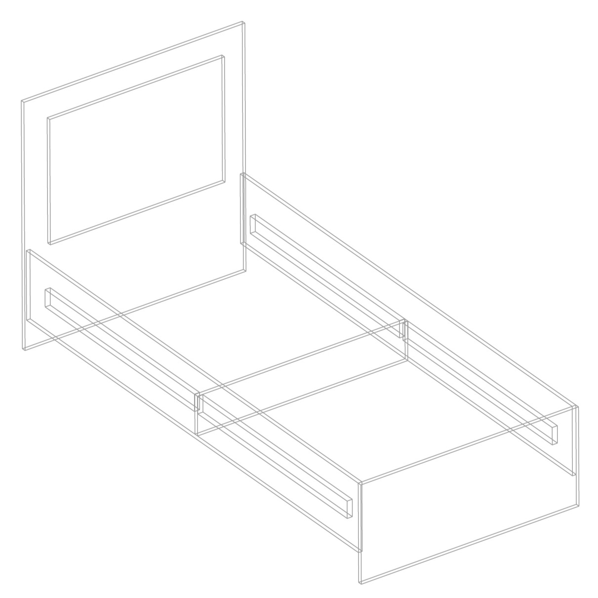 фото кровать односпальная 900 вита