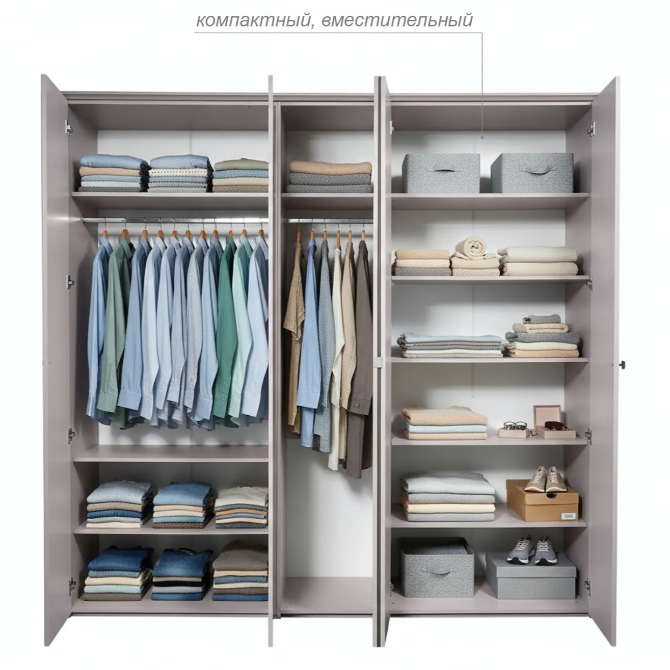 фото шкаф 5-ти створчатый севилья