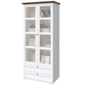 Шкаф 2-х ств. со стеклом Валенсия Шкаф 2-х ств. со стеклом Валенсия