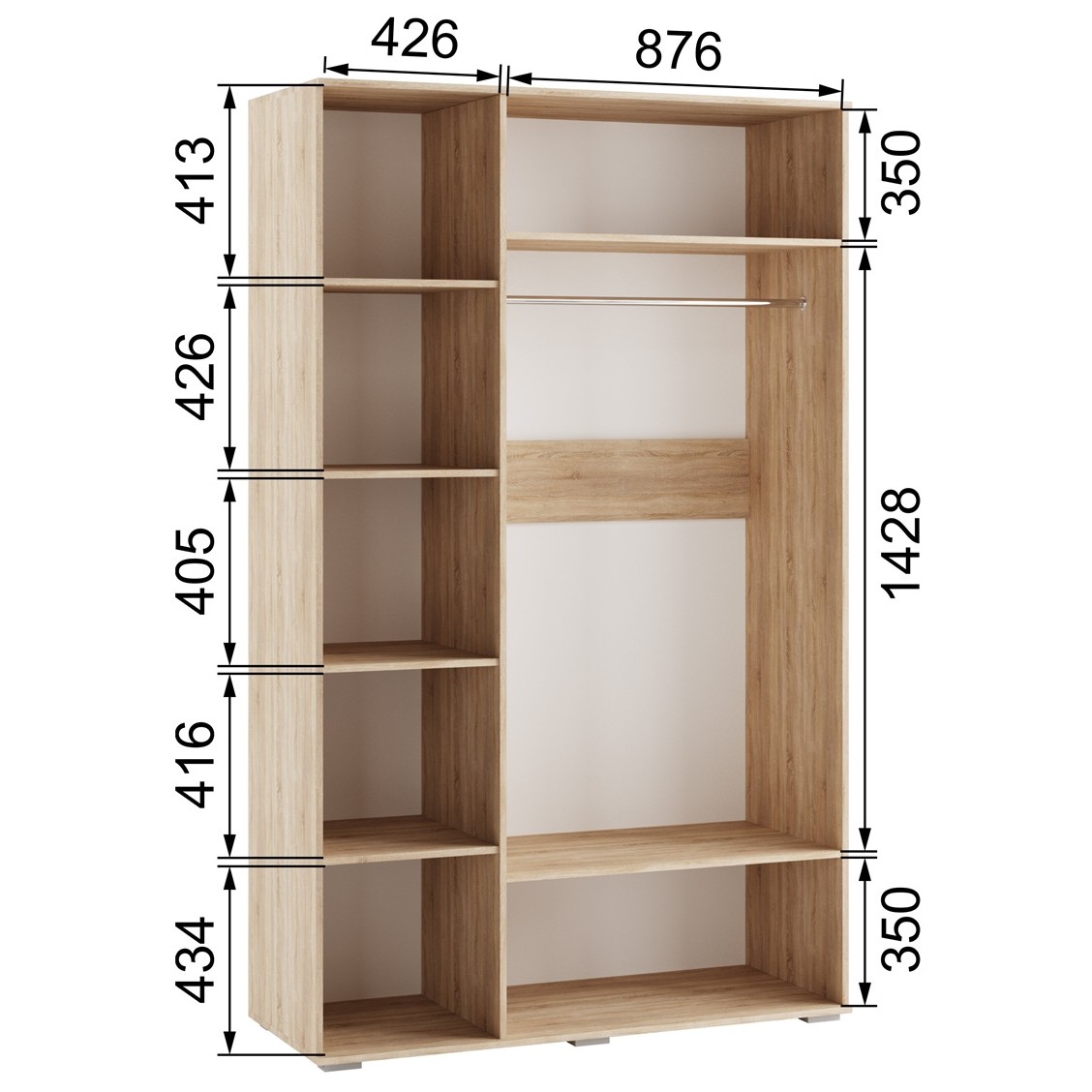 фото шкаф 3-х ств. лш-24 ливорно