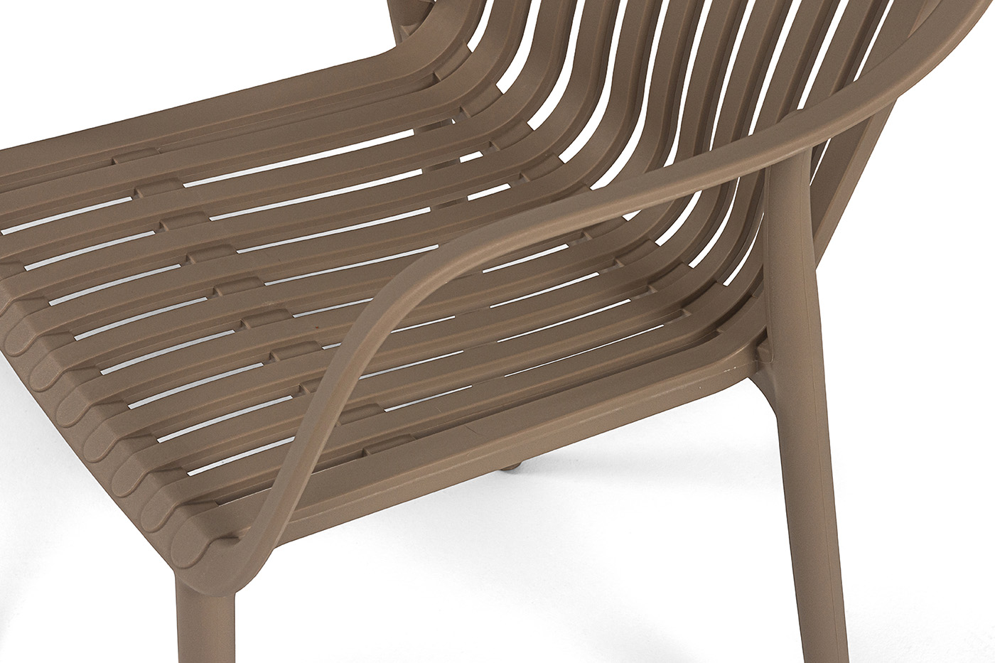 фото "мохито" стул пластиковый, цвет бежево-коричневый