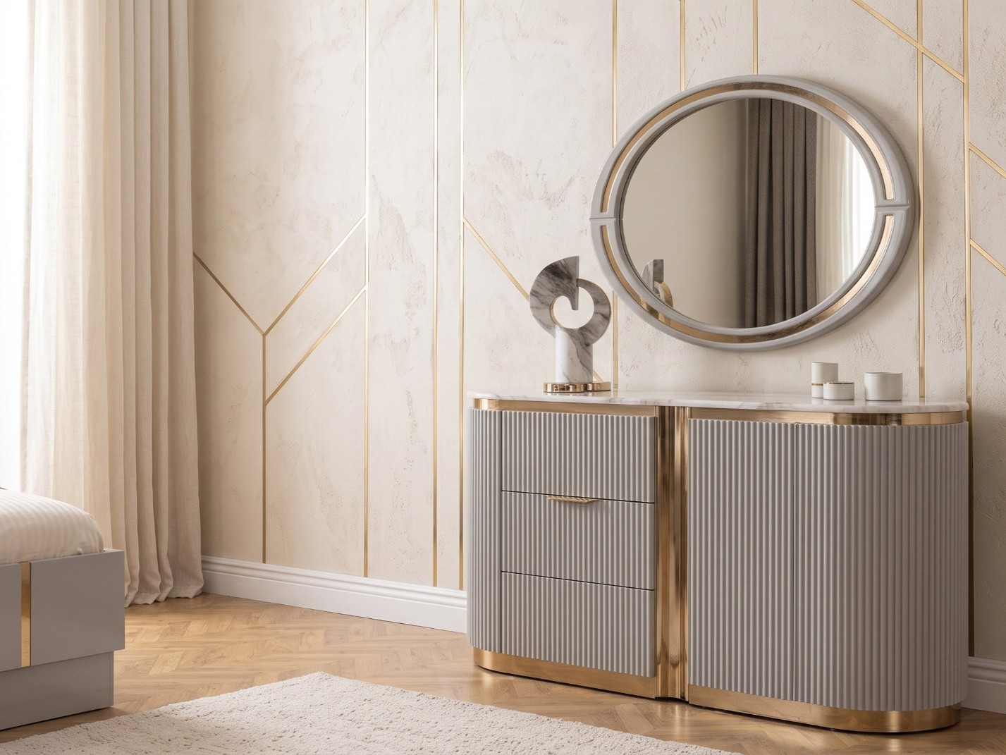 фото комод с зеркалом ницца luxury