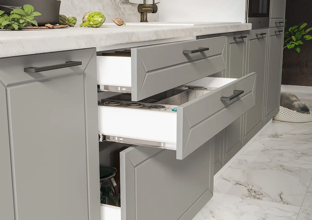 фото шкаф нижний с ящиками шнг2я кёлн