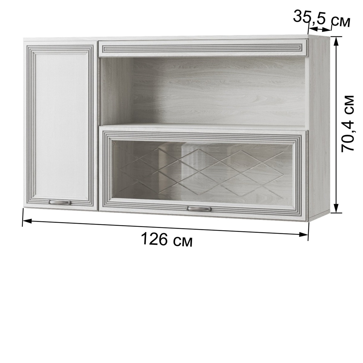 Полка навесная ЛН-4 Ливорно