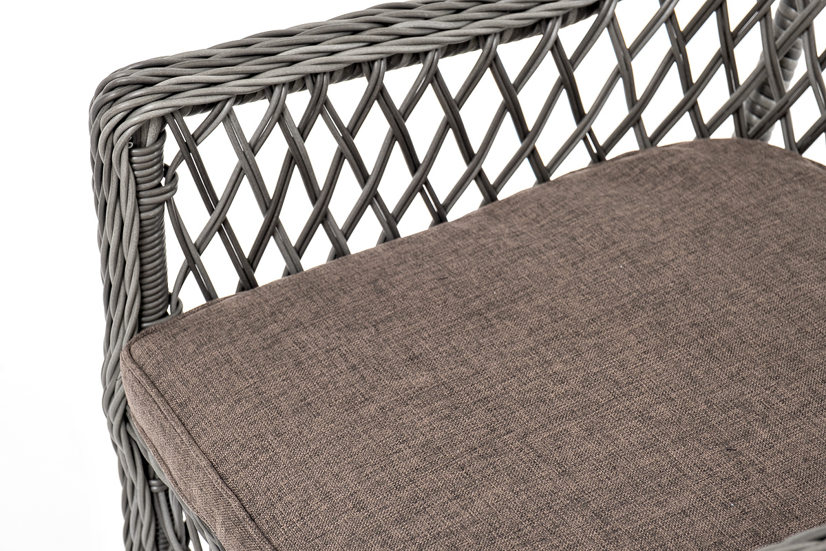 фото "эспрессо–80 l" обеденная группа плетеная, цвет графит