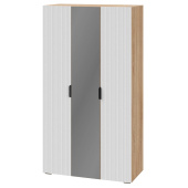 Шкаф 3-х дв. c зеркалом ШК02-1200 Норд Line