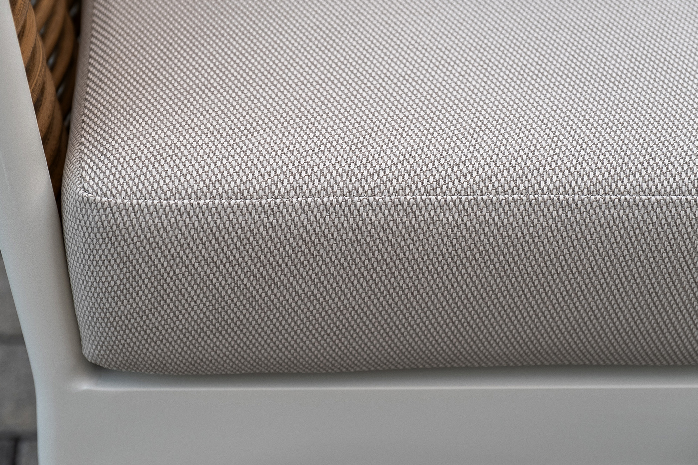 фото "тоскана" лаунж-зона из искусственного ротанга, цвет соломенный