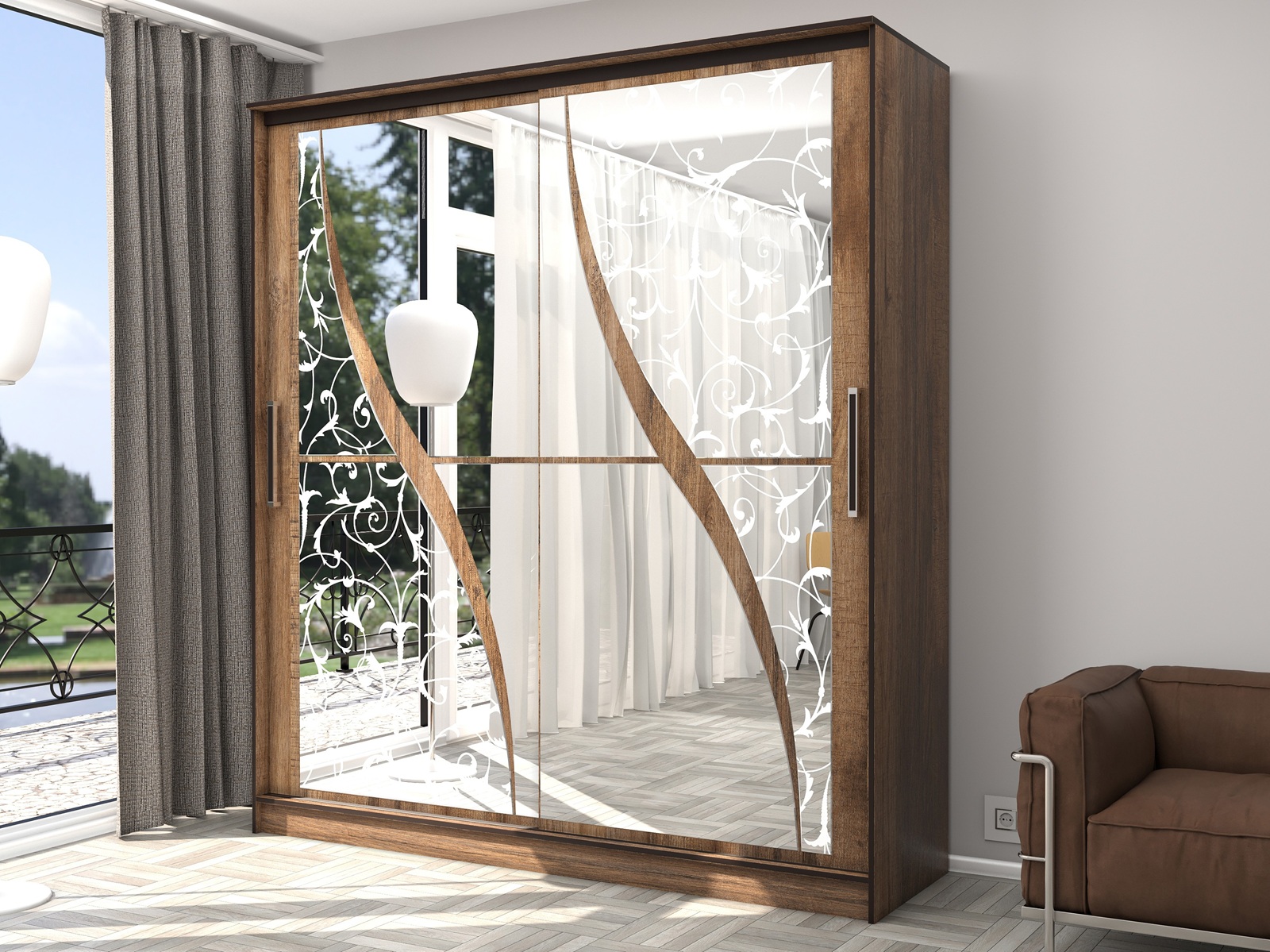 Шкаф-купе 1500 Лидер