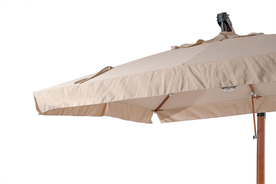 фото "ливорно" зонт садовый 3х3м на боковой опоре из алюминия