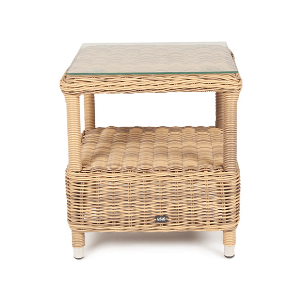 фото "форио" столик кофейный из искусственного ротанга, цвет соломенный