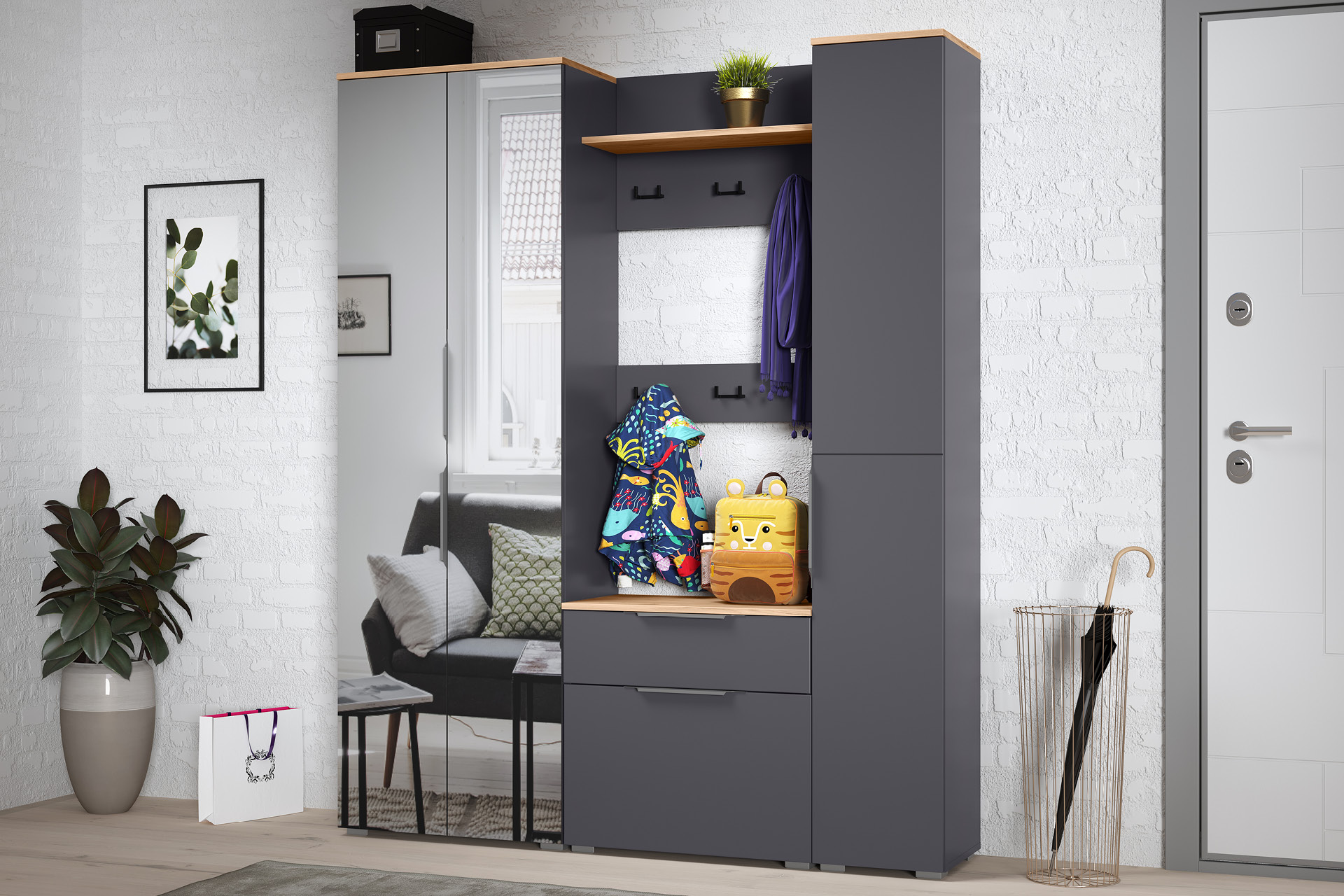 Вешалка 15.14.02 Октава  Вешалка 15.14.02 Октава