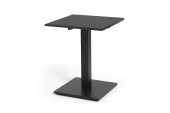 "Челси" стол из гранита квадратный 60х60см, цвет черный