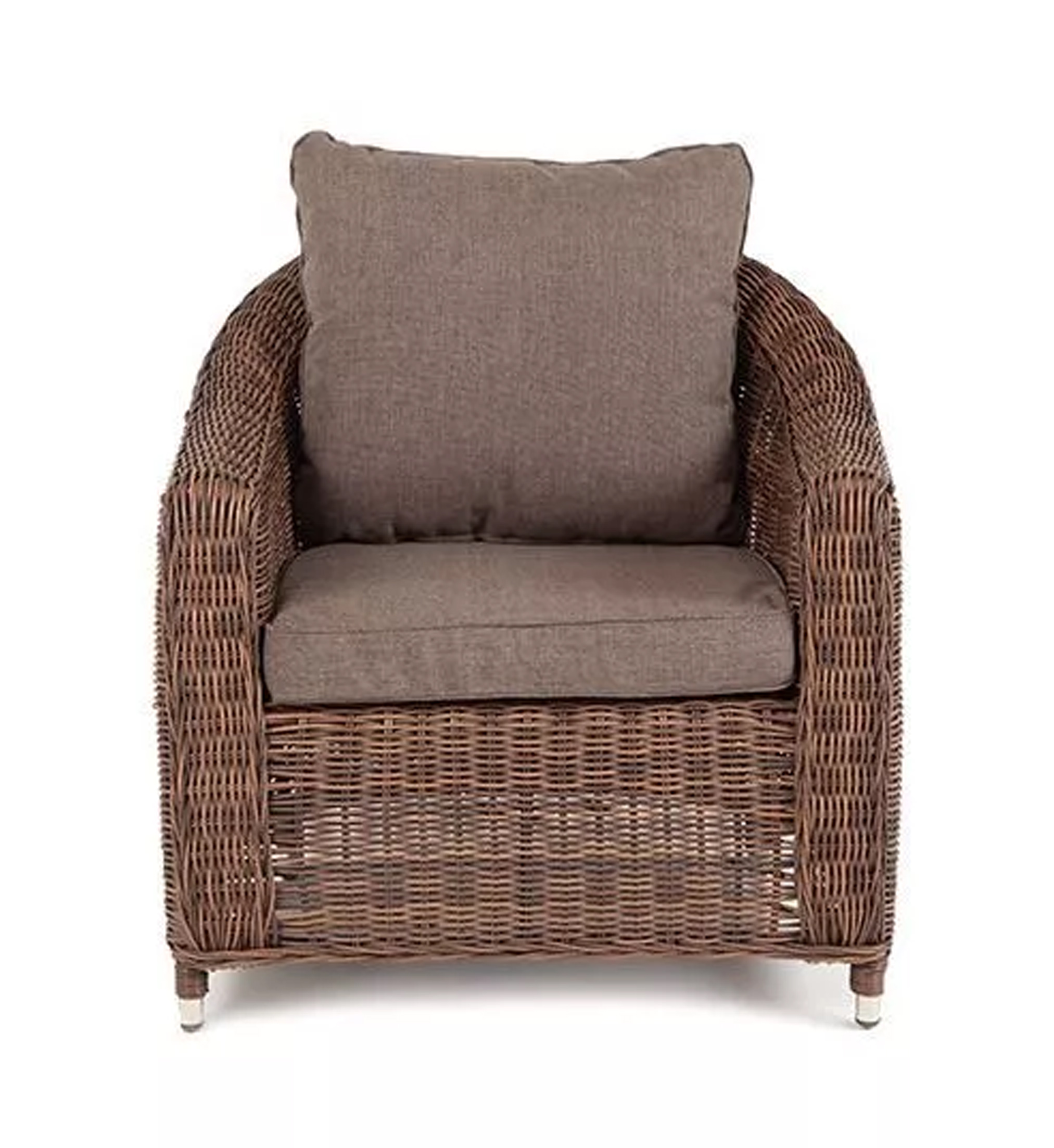 фото "кон панна" кресло из искусственного ротанга, цвет коричневый