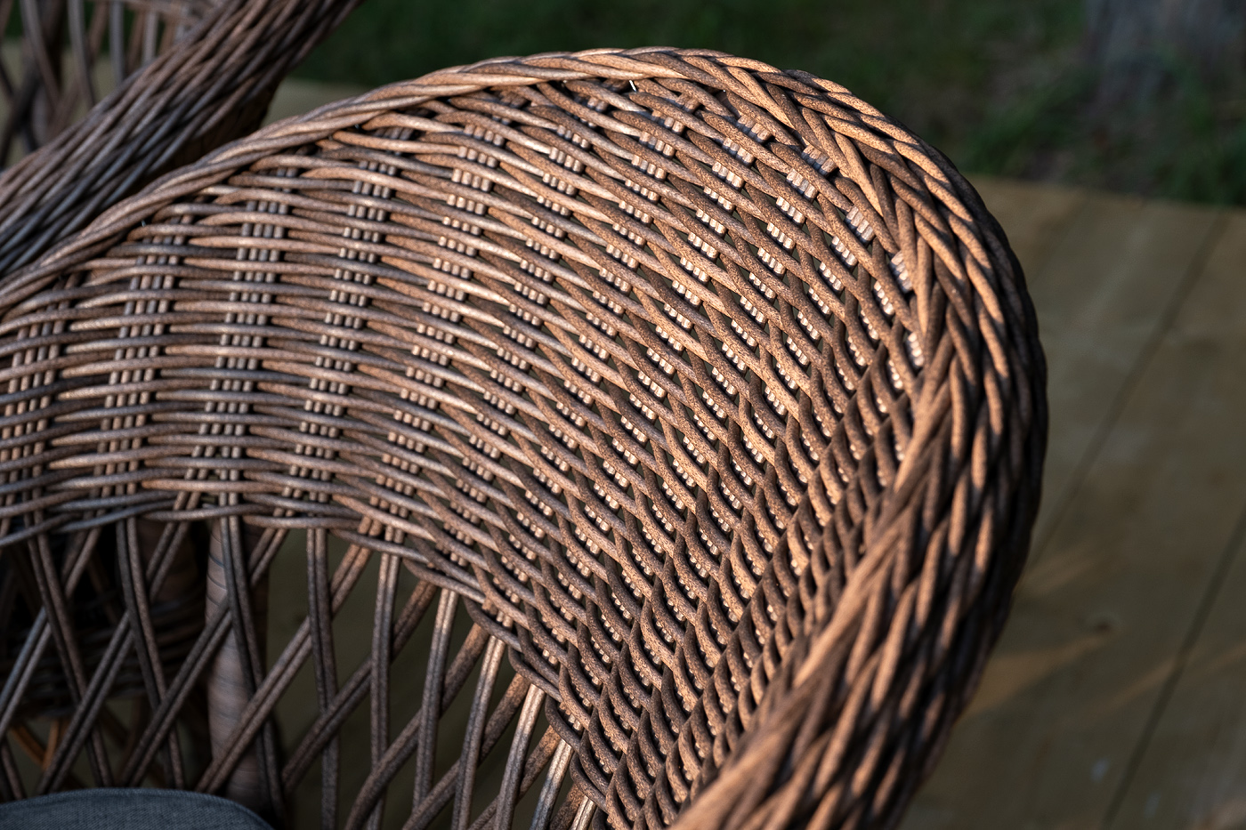 фото "дольче" обеденная группа из искусственного ротанга, цвет коричневый