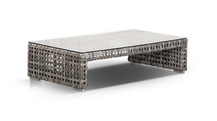 фото "тито" лаунж-зона из искусственного ротанга, цвет серый (к)